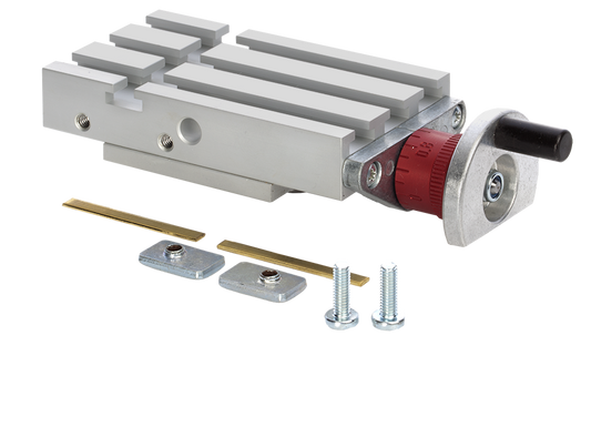 UNIMAT MetalLine Querschlitten aus Aluminium mit Schrauben