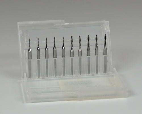 10-teiliger Fräsersatz mit 1/8“ Schaft