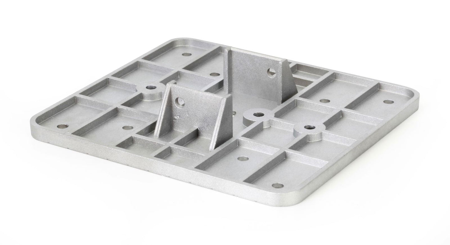 Sägetisch aus Metall, silber