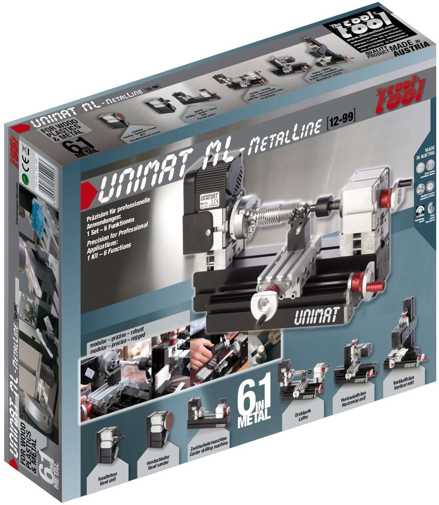 UNIMAT MetalLine Karton Produktverpackung geschlossen