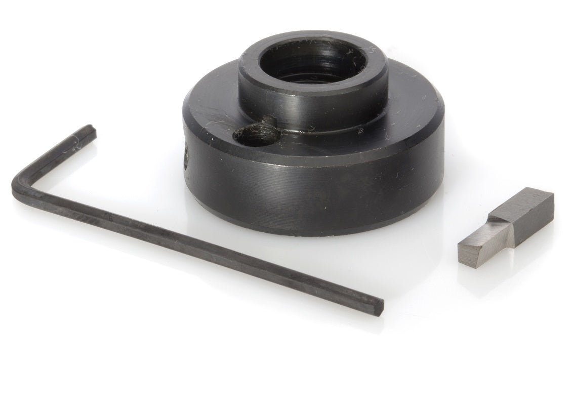 Planfräskopf mit Fräser, schwarz
