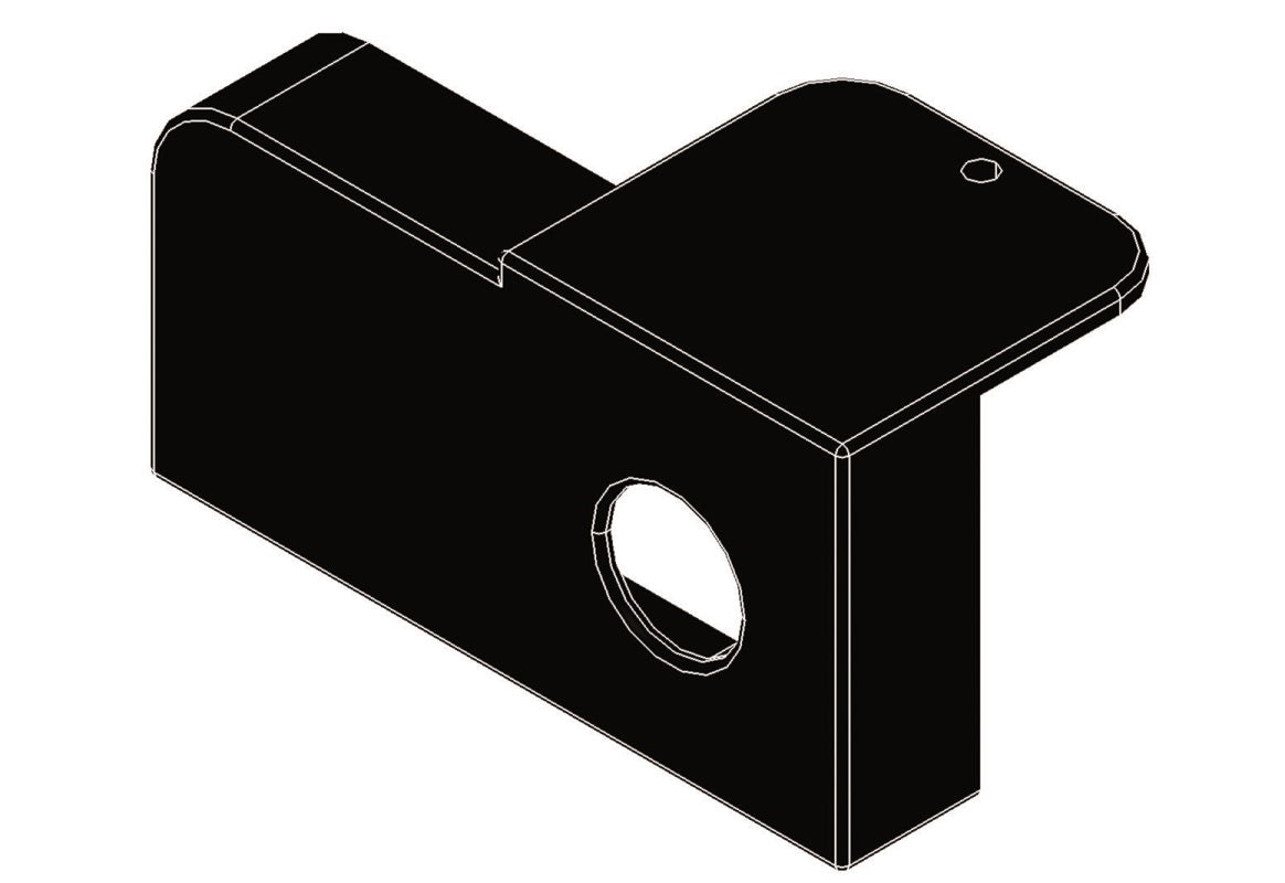 Kunstoffabdeckung für Motor schwarz