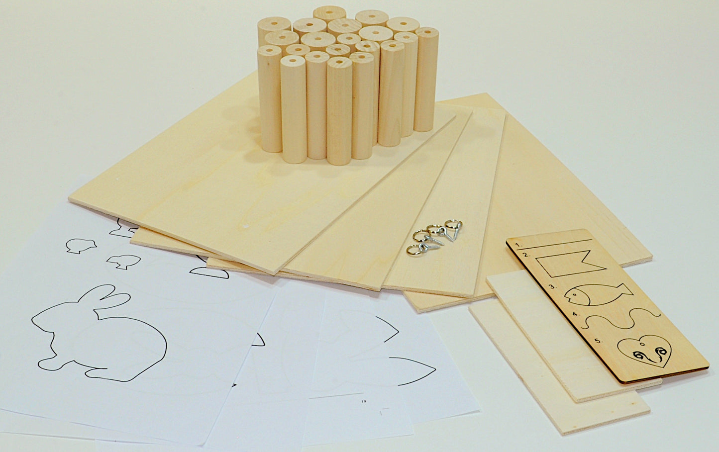 Materialpack wood turning and sawing