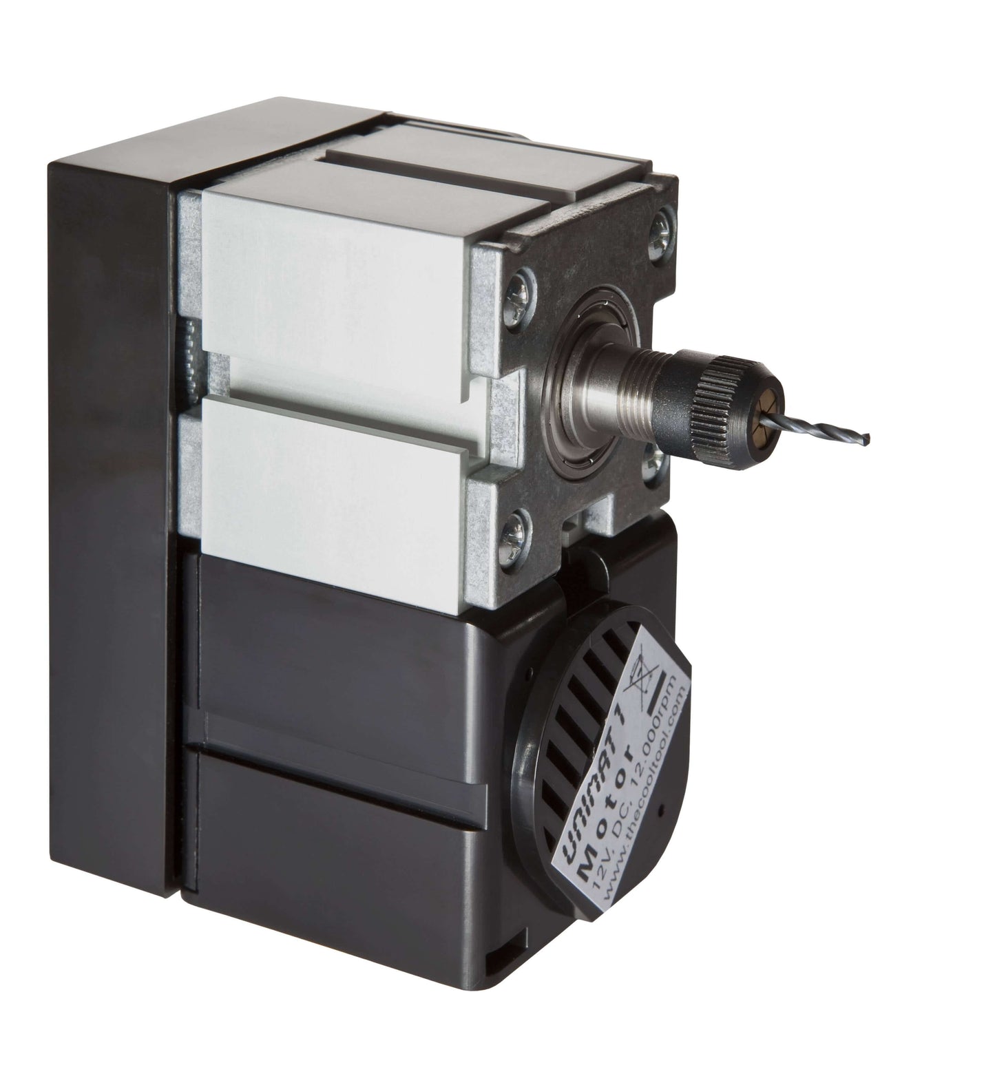 UNIMAT MetalLine Handbohrer mit Abdeckung schwarz