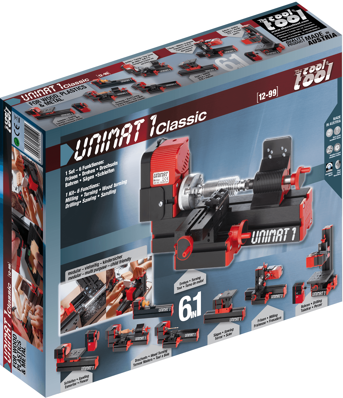 UNIMAT 1 Classic Produktverpackung, Karton geschlossen