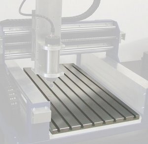 T-slot table for Step 490