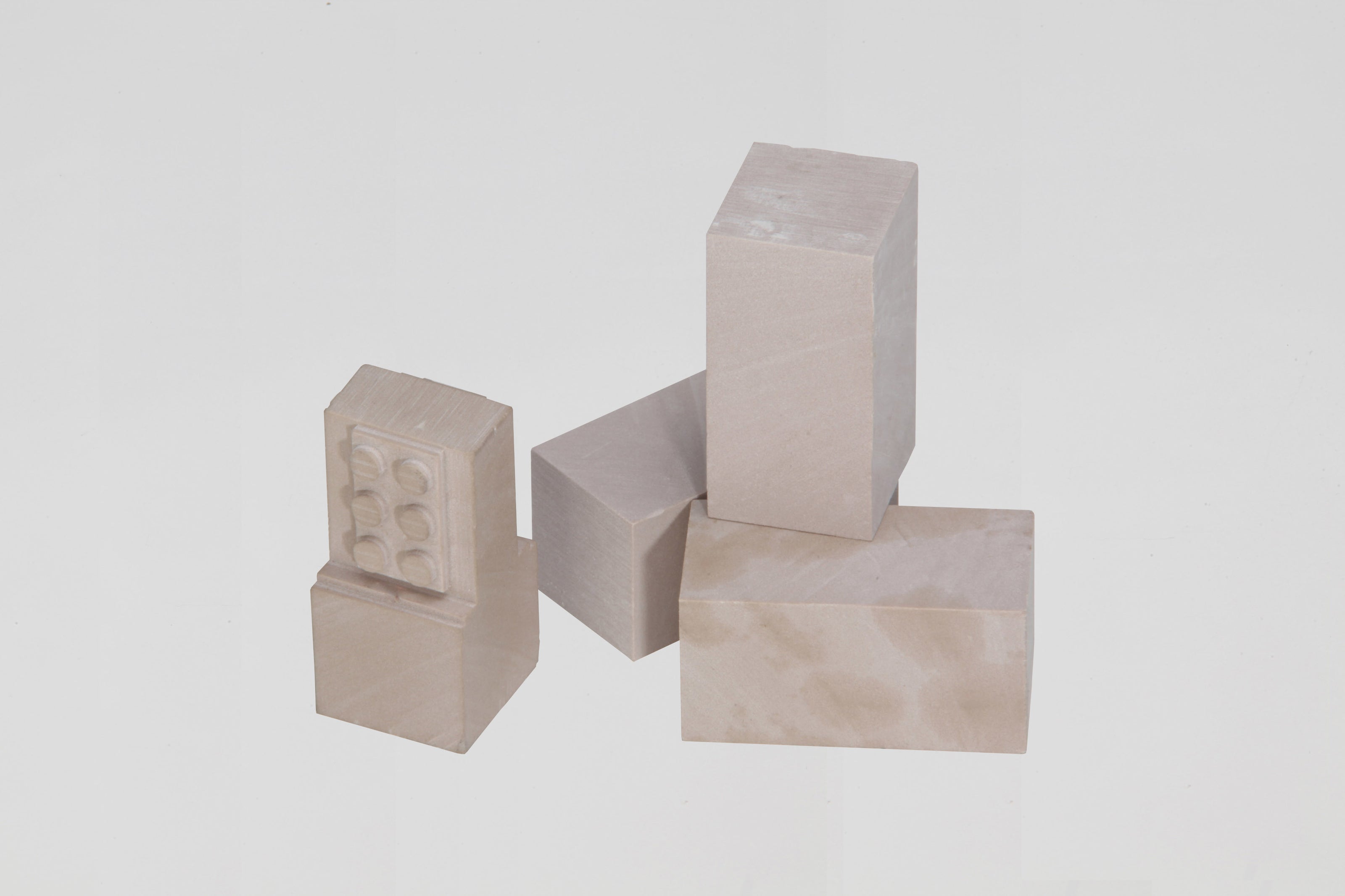 Frässchaum Blöcke, 4 Stück