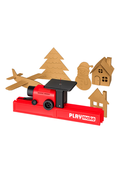 PLAYmake 4in1 Kartonmodelle - Kartonschneider für Kinder