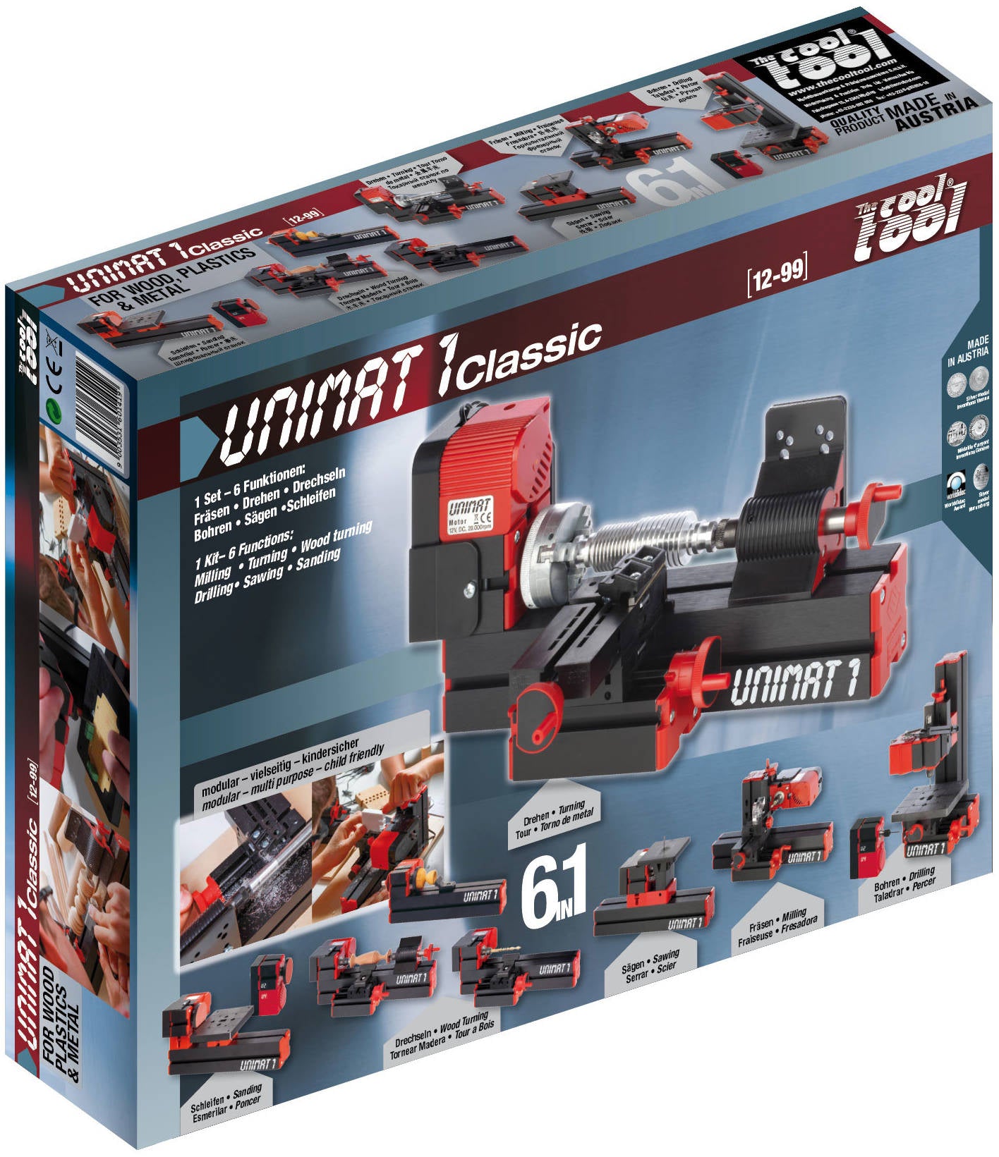 UNIMAT 1 Classic Kartonverpackung geschlossen
