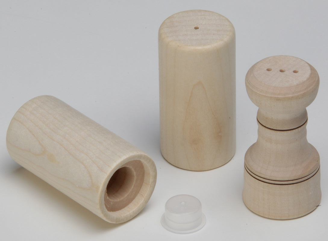 Salt- and pepper shaker blanks 15 pieces