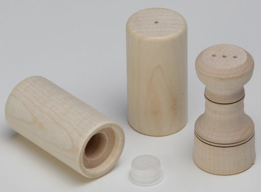 Salt- and pepper shaker blanks 15 pieces